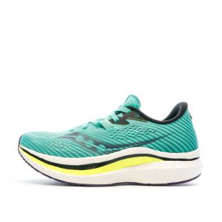 Chaussures de Running Turquoise/Jaune Homme SauconyEndorphin Pro 2 pas cher