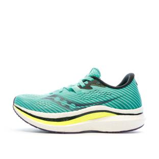 Chaussures de Running Turquoise/Jaune Femme SauconyEndorphin Pro 2 pas cher