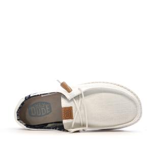 Chaussures Blanches Femme Hey Dude Wendy Washed vue 5