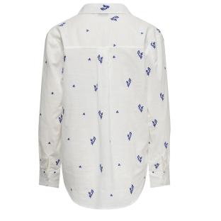 Chemise Blanche/Bleu Femme JDY Kimie vue 0