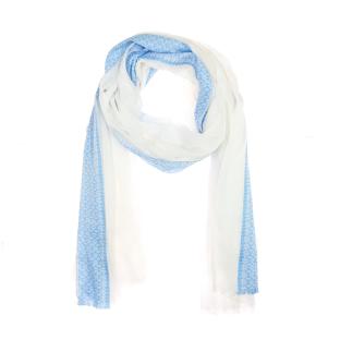 Foulard Crème/Bleu Femme Sublevel vue 0