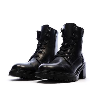 Bottines Noires Femme Geox Damiana vue 6