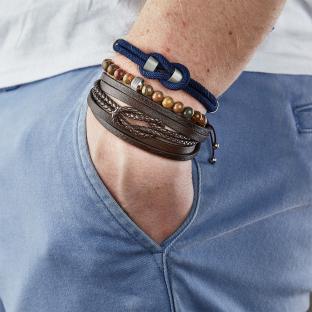 Bracelet Perles Beige Homme Geographical Norway 315053 vue 0