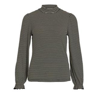 Pull Marron/Noir Femme Vila Visabia pas cher