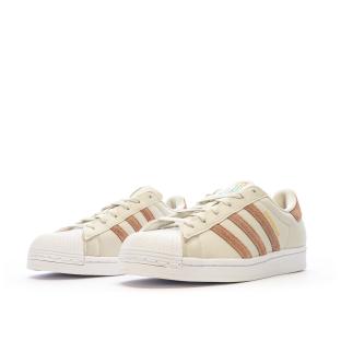 Baskets Beige/Taupe Garçon/Fille Adidas Superstar HP6548 vue 0