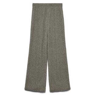 Pantalon Fluide Noir/Beige Femme Vero Moda Straight Trousers pas cher