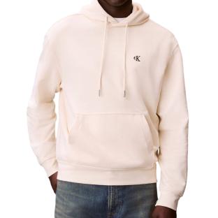 Sweat à Capuche Beige Homme Calvin Klein Jeans 350 Terry vue 0