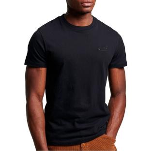 T-shirt Noir Superdry Homme Vintage Logo Teee vue 0