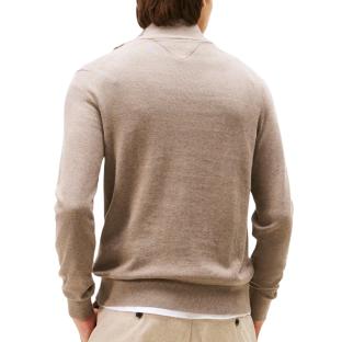 Pull Marron Homme Tommy Hilfiger Pima YBI vue 0