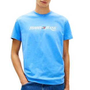 Camiseta turquesa de hombre Tommy Hilfiger Vintage ver 0