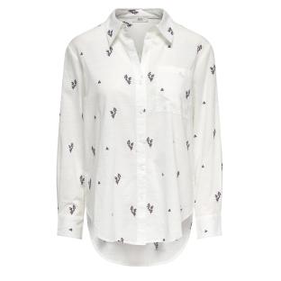Chemise Blanche/Kaki Femme JDY Kimie vue 0