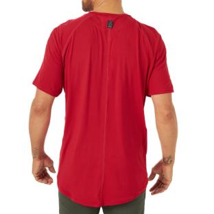 T-shirt Rouge Homme Wrangler Performance Haute Red vue 2