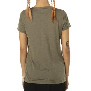 T-shirt Kaki Femme Von Dutch Classic vue 2