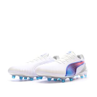 Chaussures de Foot Blanches Homme Puma King Ultimate FG/AG vue 6