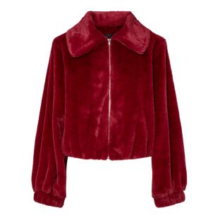 Veste Rouge Femme Pieces Frances pas cher