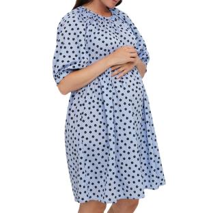 Vestido de maternidad azul para mujer Vero Moda Marternity Meva ver 0