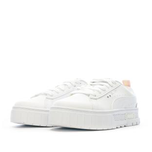 Baskets Blanches Fille Puma Mayze Shiny 384795 vue 6
