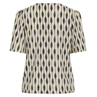 Top beige/azul para mujer de Vila Viadda ver 0