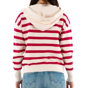 Pull Écru/Rouge Femme Morgan Ballo vue 2