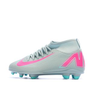 Chaussures de football Turquoise/Rose Garçon Nike Jp Superfly 10 Club pas cher