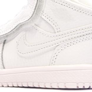 Baskets Blanches Garçon Nike Jordan 1 vue 7