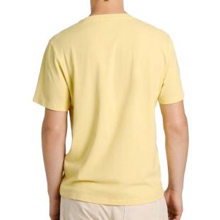 T-shirt Jaune Homme Pepe jeans Connor vue 0