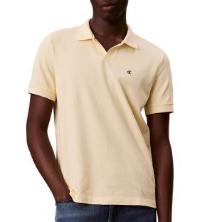 Gelbes Herren-Polohemd von Calvin Klein Jeans Ss Monogram Pique Ansicht 0