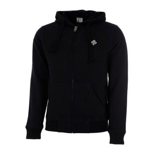 Sweat zippé Noir Homme Schott Badge pas cher