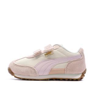 Baskets Beige/Rose Fille Puma Easy Rider Kids vue 0