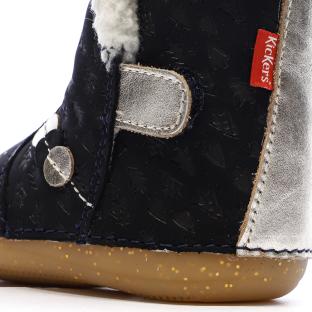 Bottes Marine Fille Kickers So Schuss vue 0