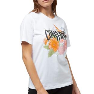 T-shirt Blanc Femme Converse Desert Floral pas cher