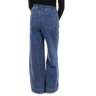 Jean Loose Bleu Femme Monday Premium 1823 vue 2