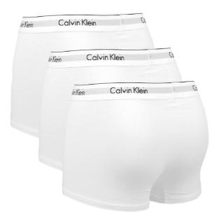 x3 Boxers Blancs Homme Calvin Klein Rise Trunk vue 2