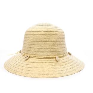 Chapeaux Blanc Via Lorenzo Cloche Camel vue 0