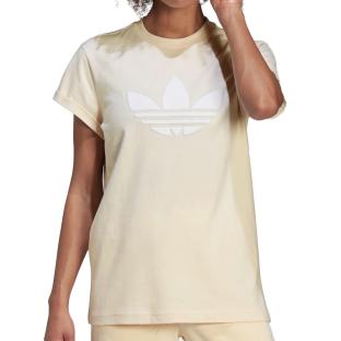 T-shirt Beige Femme Adidas HU1630 pas cher