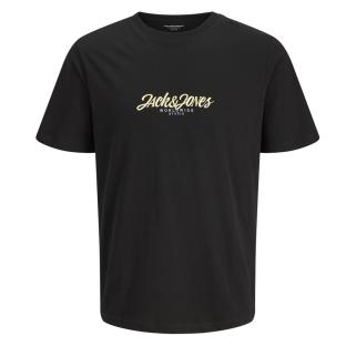 T-Shirt Noir Garçon Jack & Jones Jortavira vue 0