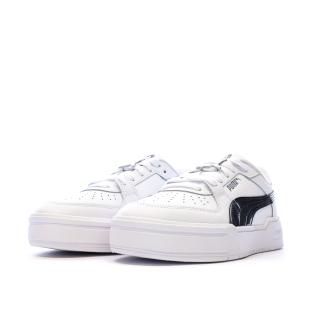 Baskets Blanches/Noires Fille Puma Jewel vue 6