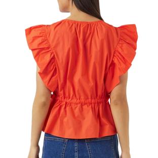 Blouse Rouge Femme YAS 26037290 vue 0
