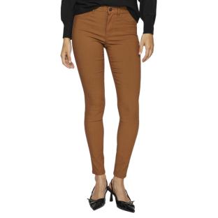 Jean Slim Camel Femme Vila Eggy pas cher