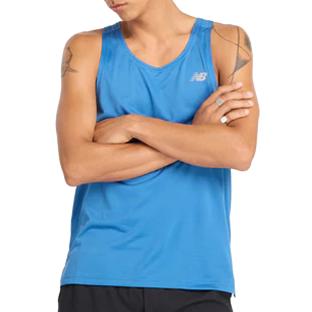 Débardeur Bleu Homme New Balance Singlet pas cher