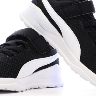 Baskets Noires/Blanches Garçon Puma Anzarun Lite vue 4