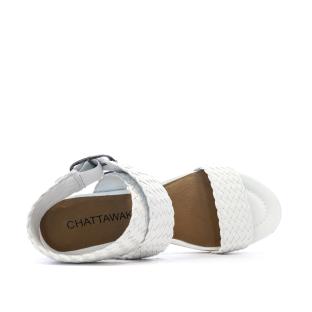 Sandales Blanc Femme Chattawak Summer vue 0