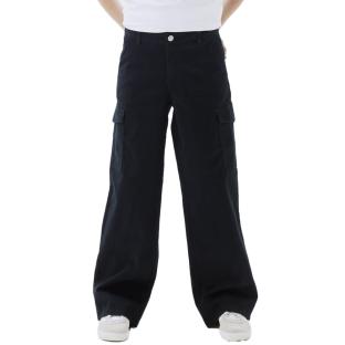 Pantalon en Toile Noir Fille Name it Wide Twill pas cher