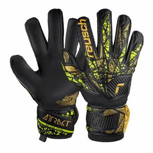 Gants de gardien Noir/Jaune Homme Reusch Attrakt Infinity pas cher