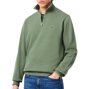 Sweat Vert Homme Lacoste SH1927 pas cher
