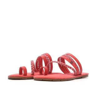 Sandales Rouge Femme Chattawak TIFA vue 6