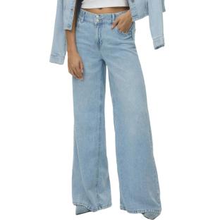 Jean Loose Bleu Femme Vero Moda Mannet pas cher