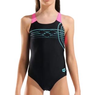 Maillot de bain Noir Femme Arena Sunrise vue 0