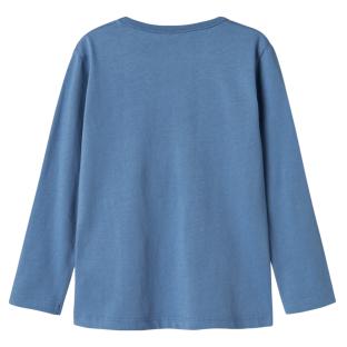 T-Shirt Manches Longues Bleu Garçon Name it Plasse vue 2