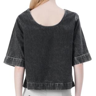 Blouse en Jean Noir Femme Only Gigi vue 0